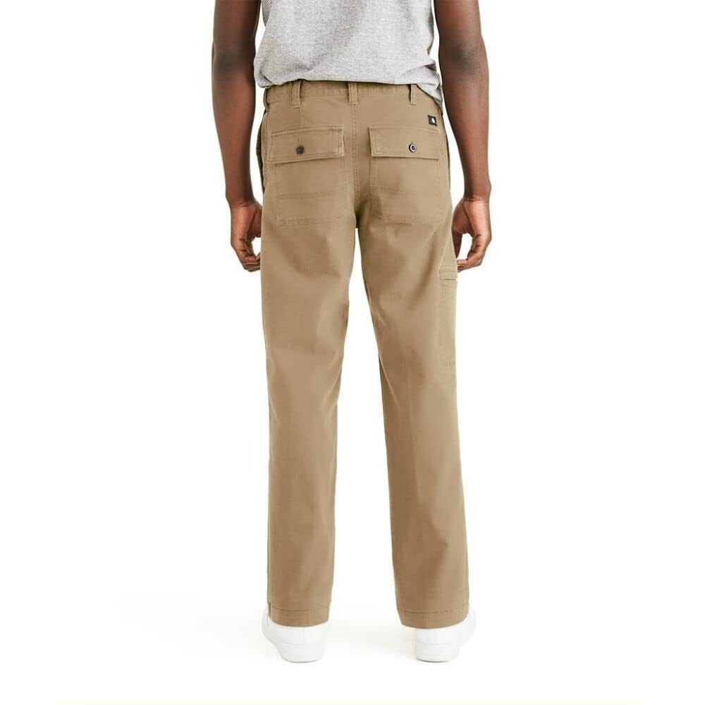 Dockers Mens Straight Fit Smart 360 Flex Go To Cargo Pants Khaki 40Wx32L - Picture 15 of 16